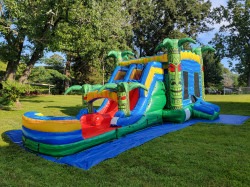 20230729 091553 1703534881 Reggae rush wet/dry bounce house combo