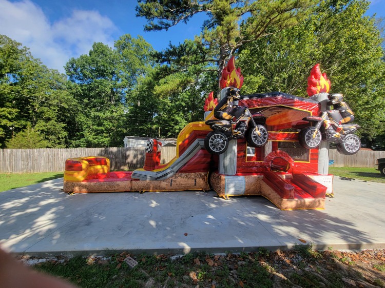 Motocross wet/dry combo unit.