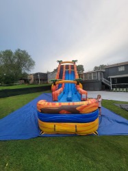 20250815 194829 1756670135 24ft fiesta fire dual lane waterslide