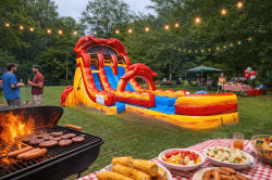 20 ft Crawfish boil eet/dry slide