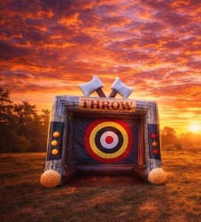 Axe throwing inflatable