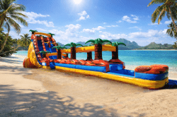 24ft fiesta fire 2 piece waterslide