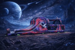 53ft Space moonwalker obstacle course dry/wet